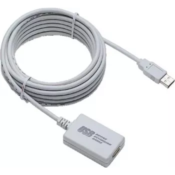 Aktivní prodlužovací kabel EXSYS EX-1401 USB 2.0 5m USB-A samec na samici s regenerací signálu