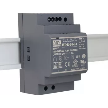 Napájecí zdroj na DIN lištu EXSYS EX-6973 60W 24V 2,5A