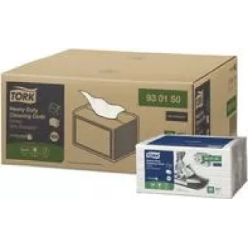 Čisticí utěrky TORK Extra Strong bílé W8, 8 x 50 utěrek 930150, celkem 400 utěrek
