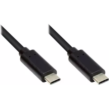 Kabel USB-C EXSYS EX-K1585-0.2 0,2 m, USB 3.2 Gen 1, černý