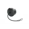 Neutrik SCF Dust Cover for D-Size Chassis Connectors (Black)