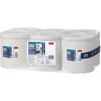 Čisticí utěrka Tork 151131, 1vrstvá, bílá, 21,5 cm x 275 m, 6 rolí/balení