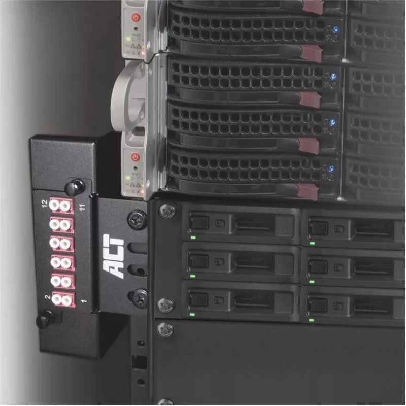 Multifunkční držák ACT Zero U FA2133 – 19palcová montáž do racku, ocel, černý