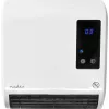 Keramické topení Nedis HTBA20WT 1500 W, bílo-šedé, pro místnosti do 20 m²