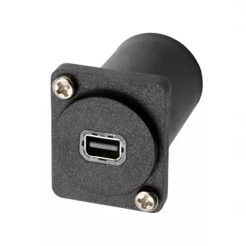 Panelový adaptér EXSYS EX-49169 D-Type Mini DisplayPort zásuvka na DisplayPort zásuvka