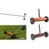 Vertikutátor na kolečkách Bradas, oranžová/antracitová, kovový rám, PVC rukojeť, ocelové hroty, pracovní šířka 32 cm, 1 ks (KT-V2045)