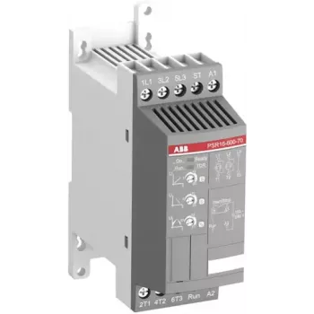 Softstartér ABB PSR16-600-70 16 A 208-600 V AC řízení 100-240 V AC 3fázový 7,5 kW při 400 V 1SFA896107R7000