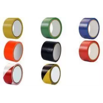Značicí páska na podlahu RILLPRINT 50 mm x 33 m červená/bílá PVC T61808
