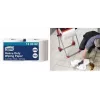 Role víceúčelového čisticího papíru TORK 2vrstvá bílá 170 m – extra silná vysoká absorpce oleje vody tuku a maziv – 1 role (130062)