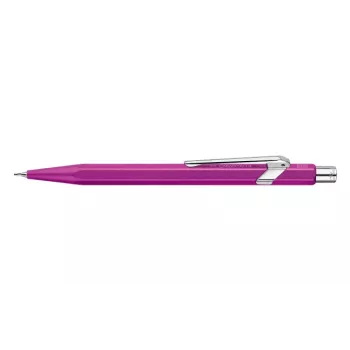 Mikrotužka CARAN D'ACHE 844 Colormat-X 0,7 mm, fialové saténové hliníkové šestihranné tělo 844.605