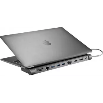 Dokovací stanice XTREMEMAC XWH-CDH-13 USB-C 12portová Space Gray