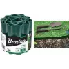 Bradas OBFG 0915 Lawn Edging, Green Wavy, 150 mm Height, 9 m Length, Weather-Resistant Plastic