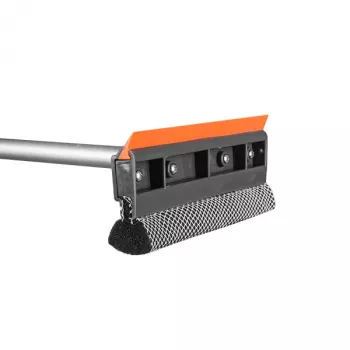 Bradas ES2110 Telescopic Car Window Cleaner with Sponge and Rubber Squeegee, 600-950 mm, 200 mm Sponge Width