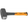 Bradas DIY-HF5100 Club Hammer, 1000 g Head, Anthracite/Orange, 280 mm Fiberglass Handle with Non-Slip TPR Grip, 1 Piece