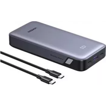 Powerbanka UGREEN 20000 mAh 67W obousměrné rychlé nabíjení šedá, univerzální (55996)