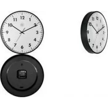 Nástěnné hodiny NEXTIME STIL quartz 400 mm bílý ciferník černé ručičky 7317-V2