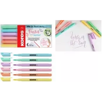 Fix Kores se štětcovým hrotem Marker Pastel Style, 1 ks M21462