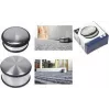Kangaro K-11000 pochromovaný kovový zarážka dveří, průměr 100 mm, výška 45 mm, 1,25 kg