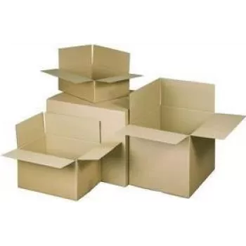 Vlnitá lepenková krabice RAADHUIS 200 x 200 x 110 mm, jednovrstvá, hnědá – 1 ks (RD-351126-10)