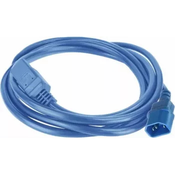 Napájecí kabel ACT C14 na C21 IEC 60320, modrý, 3 m (AK5384)