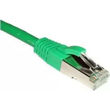 Síťový kabel ACT Cat6a S/FTP, 0,5 m, zelený (IB7400)