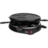 Raclette gril Tristar RA-2998 se 6 nepřilnavými pánvičkami, 800 W, černý