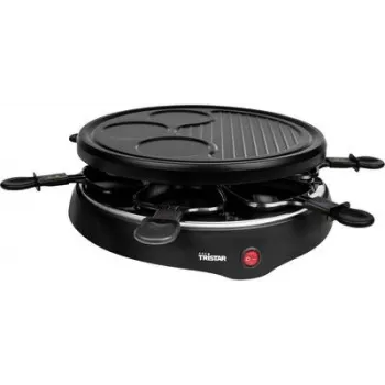 Raclette gril Tristar RA-2998 se 6 nepřilnavými pánvičkami, 800 W, černý