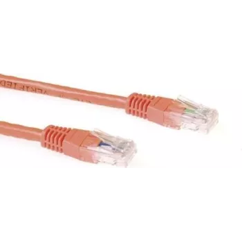 Patch kabel ACT CAT6A U/UTP RJ45, 1 m, oranžový IB4301