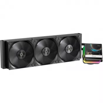 Kapalinový chladič CPU Ocypus Sigma L36 PRO AIO 360mm ARGB černý
