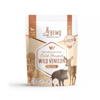 Suché krmivo pro psy BEMO Cold Pressed zvěřina – 1kg