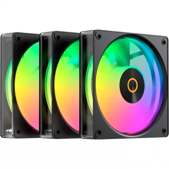 OCYPUS Gamma F12 Elite ARGB 120 mm PWM ventilátor (3 ks, černý)