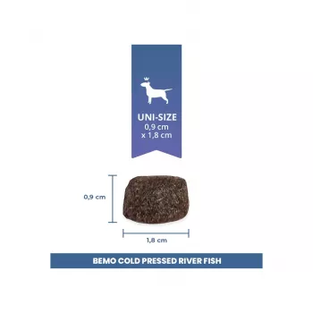 Suché krmivo pro psy BEMO Cold Pressed říční ryba Mono 1kg