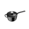 Litinový kastrol LE CREUSET 16 cm 1,5 l černý