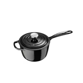Litinový kastrol LE CREUSET 16 cm 1,5 l černý