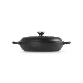 LE CREUSET litinová mělká pánev 30cm 3,5L matně černá
