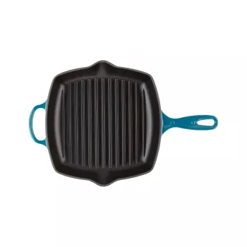 Le Creuset Cast Iron Square Grill Pan 26x26cm Blue
