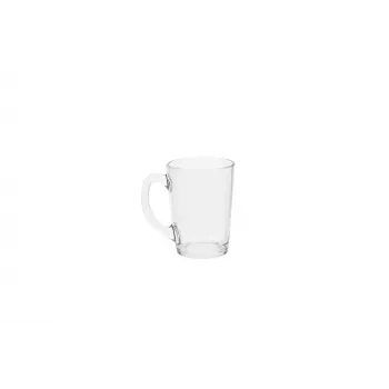 Skleněný hrnek s uchem Esmeyer Arcoroc NEW MORNING, 320 ml, tvrzené sklo, transparentní, výška 110 mm, sada 6 ks (384-425)