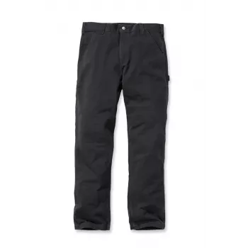 Carhartt Washed Twill Dungaree pracovní kalhoty černé Relaxed Fit