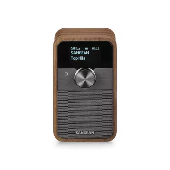 Sangean DDR-8 Portable DAB+ Radio with Real Wood Walnut Finish
