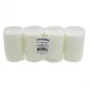 CANDELA Grave Candles Oil Set of 4, Burning Time ~60h, White