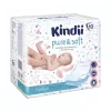 Přebalovací podložky Kindii Pure & Soft 60x60 cm, 10 ks, voděodolné jednorázové, bílé