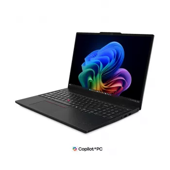 Notebook Lenovo ThinkPad T16 G5 Ultra 5 325 16,0 inch WUXGA IPS 400 nitů Anti-Glare 32 GB LPDDR5X-6800 512 GB SSD Intel Grafik 75Wh 5MP+IR kamera Windows 11 Pro černý 3J on-site + batoh ThinkPad Essential Plus 16