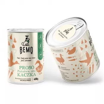 BEMO Proso Państwa oto Kaczka Mono – mokré krmivo pro psy – kachna – 400g