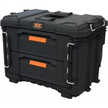 Jednotka se 2 zásuvkami KETER DIY ROC Pro Gear 2 XL bedna na nářadí se 2 zásuvkami 56,5x37,5x41,3cm