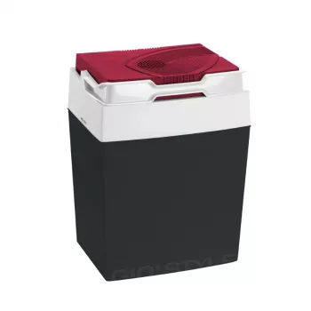 Elektrický chladicí box GIOSTYLE Brio 30 / 12V, tmavě šedý/červený/modrý