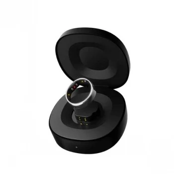 RingConn Smart Ring Gen2 Matt Black velikost 6 – tracker spánku a aktivity, měřič tepové frekvence, 7denní výdrž baterie, titan, vodotěsnost 5 ATM