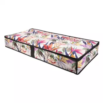 Úložný box na oblečení ORDINETT 107x50x15 cm Floral Beauty