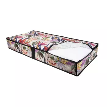 Úložný box na oblečení ORDINETT 107x50x15 cm Floral Beauty
