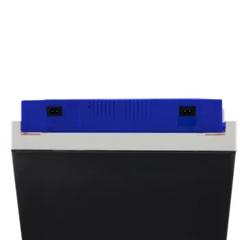 Elektrický chladicí box GIOSTYLE Brio 26, 12/230V, 26 l, tmavě šedý s červenými/modrými akcenty