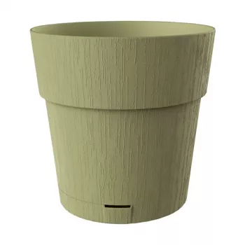 Květináč s podmisou STEFANPLAST Ethica Ø40x39 cm zelený